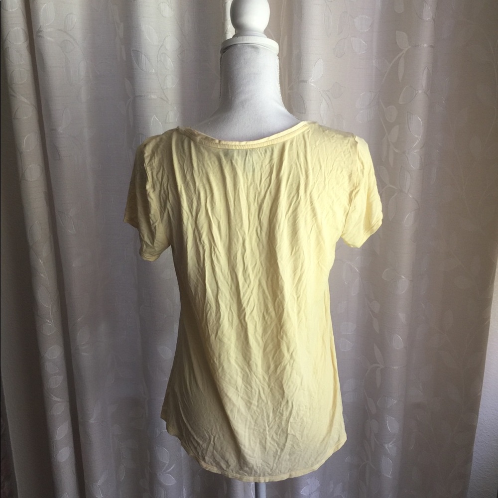 WHBM yellow blouse - Picture 3 of 5